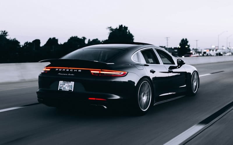 Car on the road